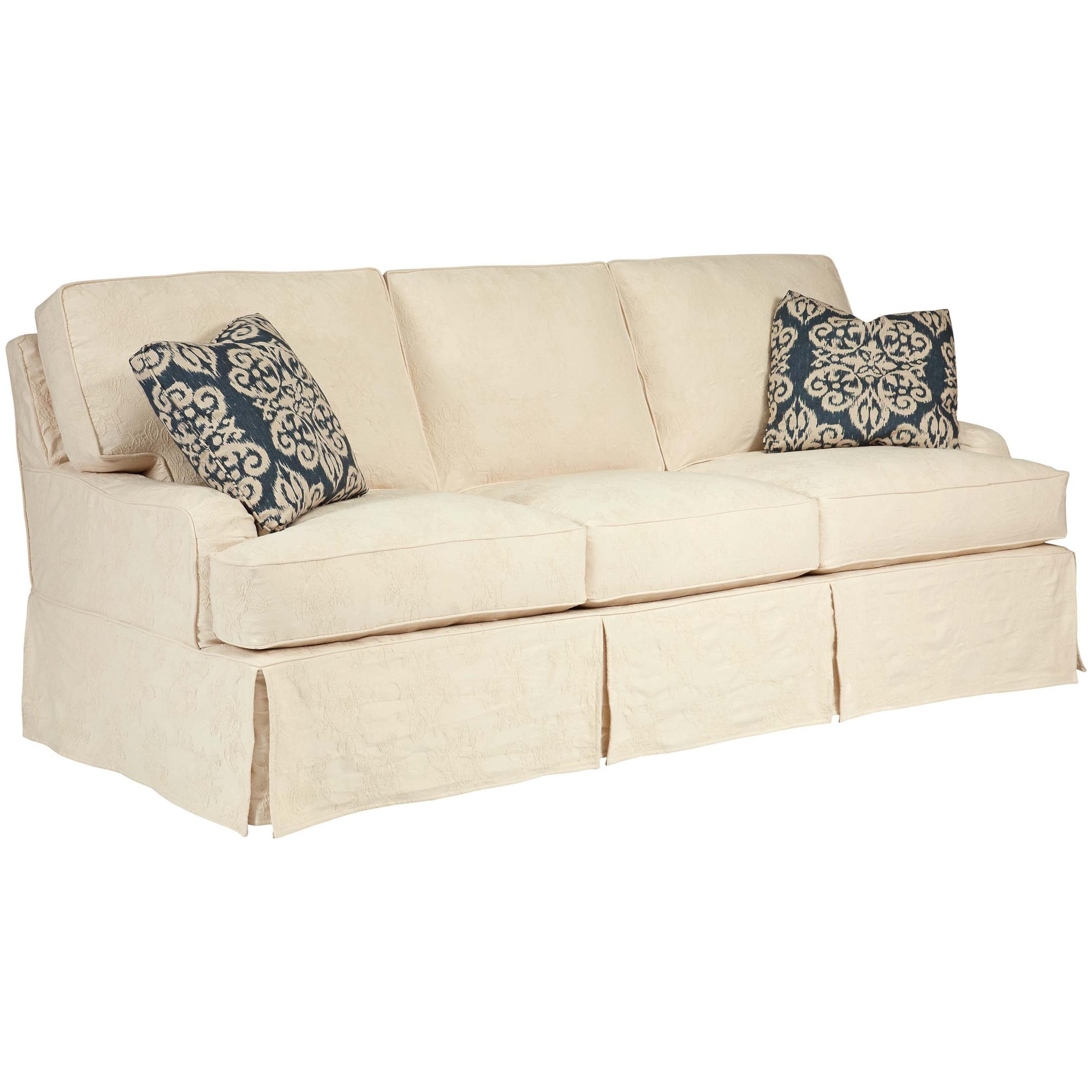 Kincaid Furniture Simone UPH65099 Casual Queen Sleeper Sofa with Slip